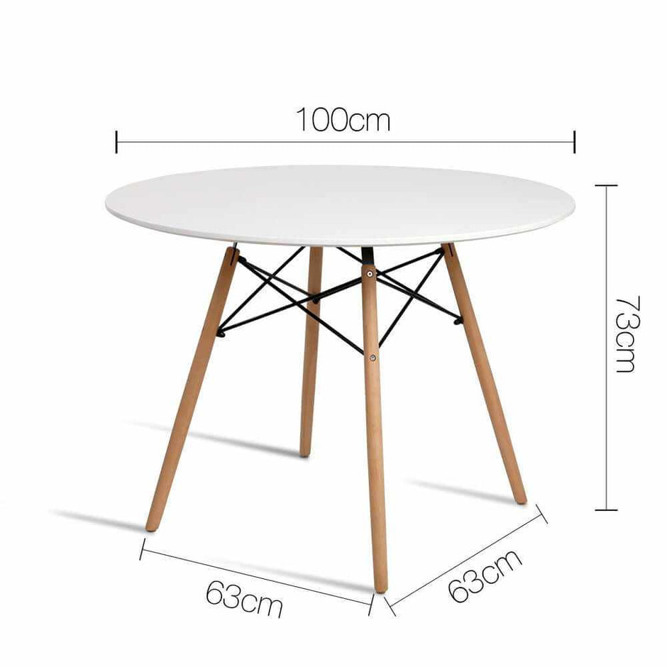 Dining Table Round 4 Seater 