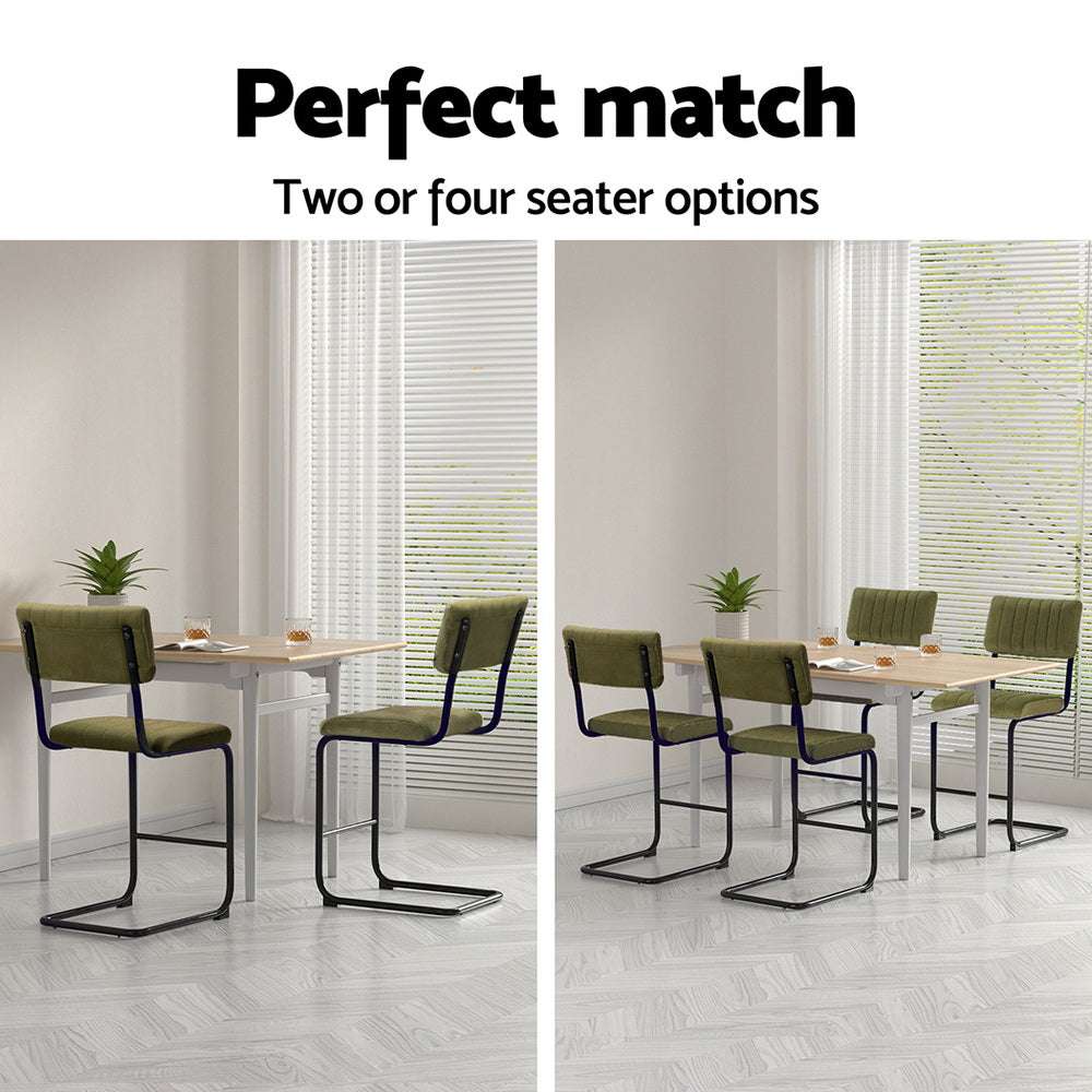 Orman Counter Hright Bar Stools Set of 4 - Green