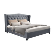 PIER Bed Frame Double Size Grey