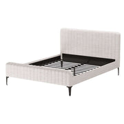 AMMY Queen Size Beige Bed Frame