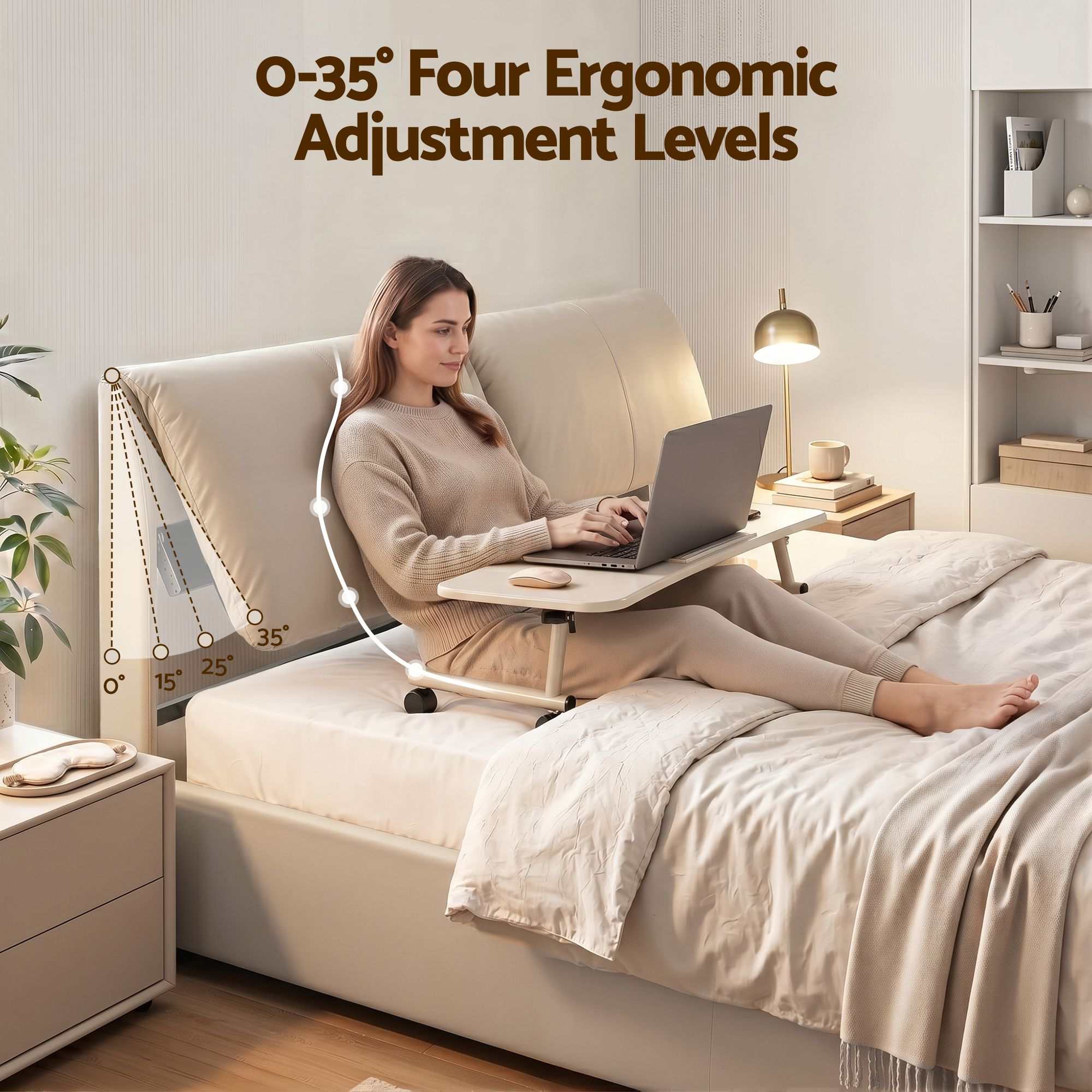 Artiss Queen Bed Frame Gas Lift Storage 3 Drawers Adjustable Headboard Platform Base