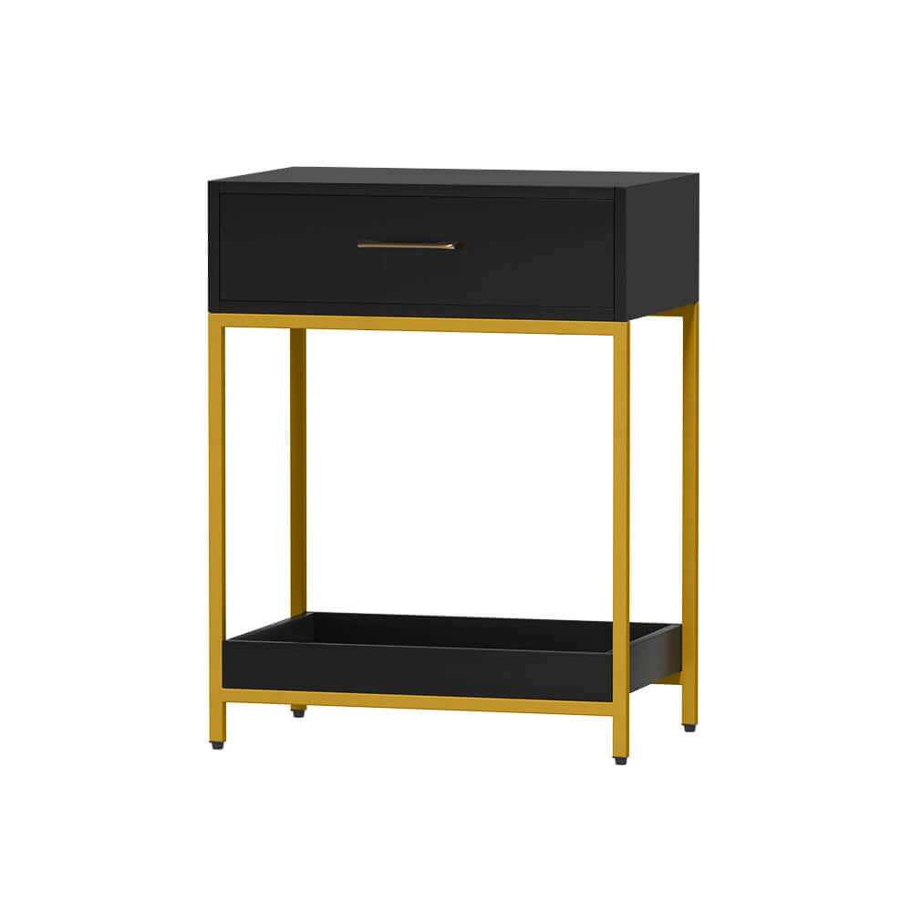 Artiss Modern Bedside Table - Black MASON