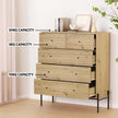 5 drawer chest of drawers