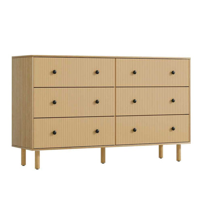 Artiss 6 Chest of Drawers Tallboy Cabinet - RUTH Pine