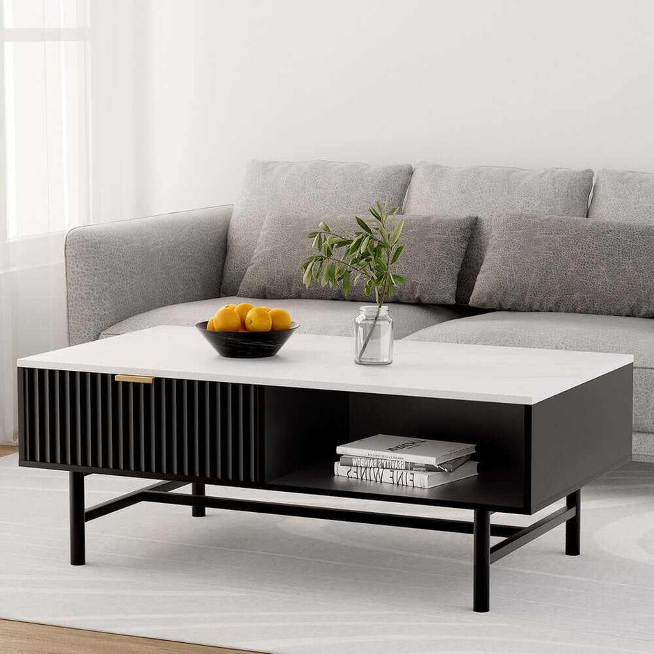 black coffee table