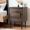 Bedside Table Nightstand 2 Drawers 