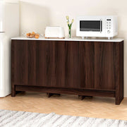 Amy Buffet Sideboard Cabinet Marble Style Top