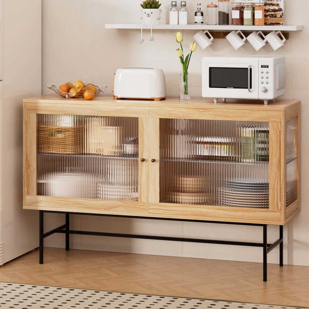 Millie Double Doors Oak Buffet Sideboard