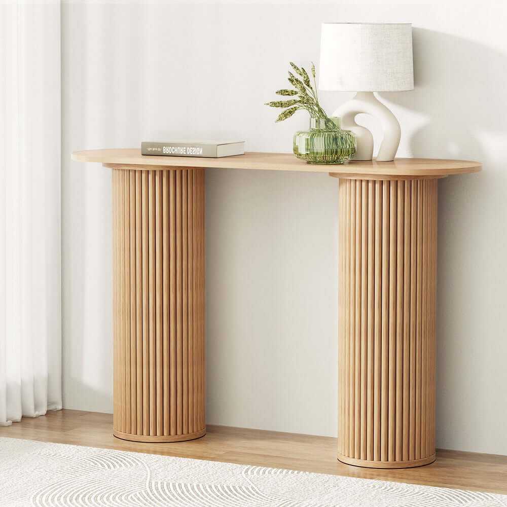 Artiss Blake Oval Console Table 115CM