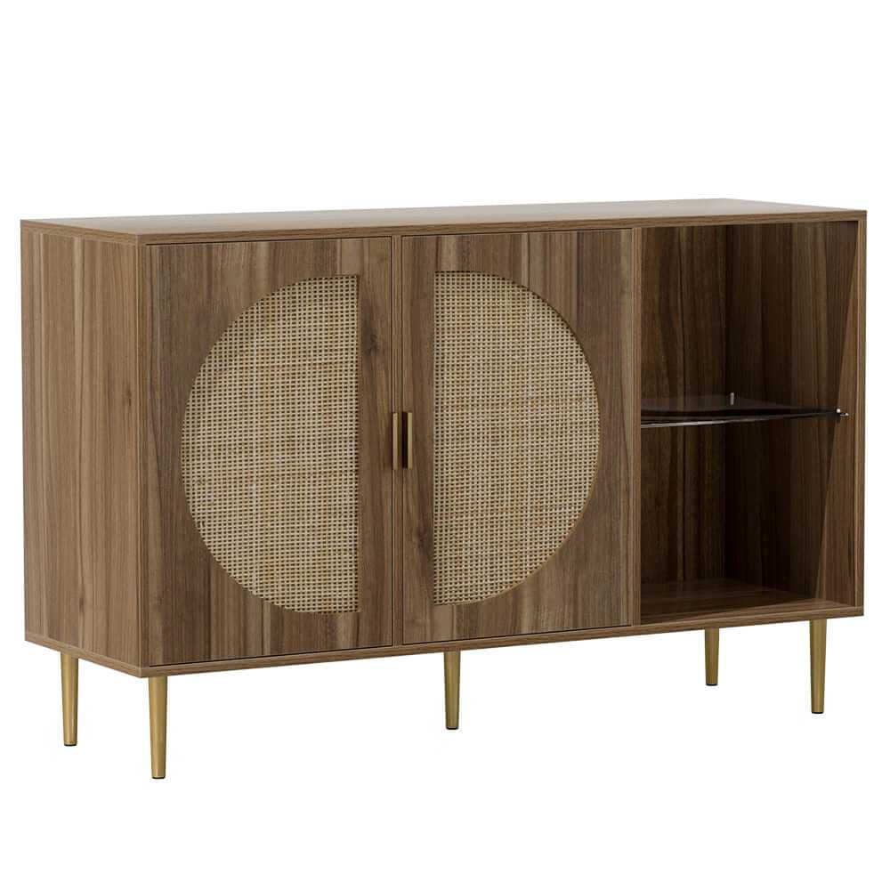 ANYA Mid Century Buffet Cabinet 2 Doors