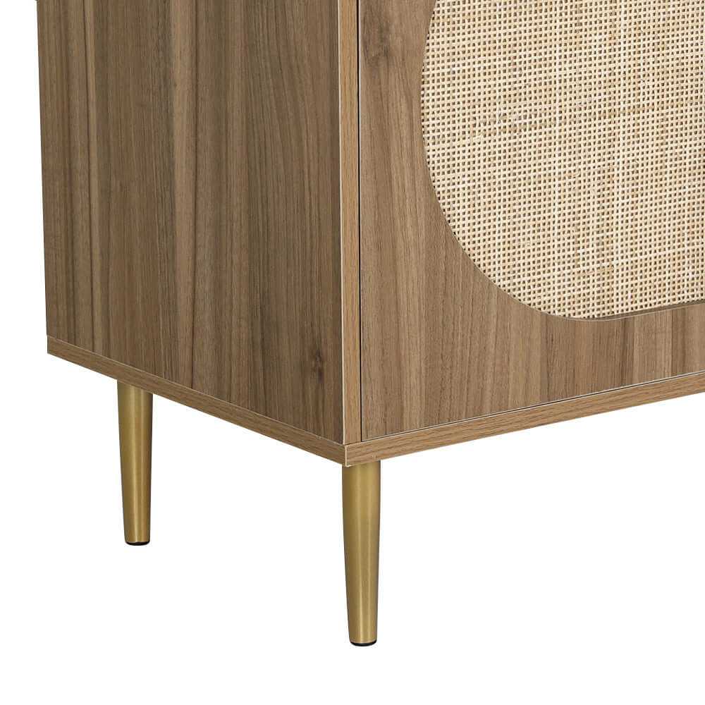 ANYA Mid Century Buffet Cabinet 2 Doors