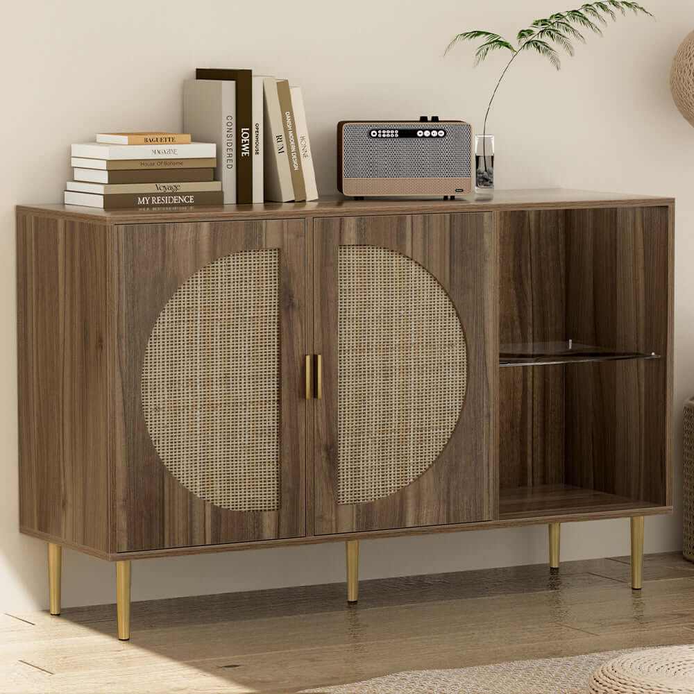 Artiss Mid Century Buffet Cabinet 2 Doors - ANYA