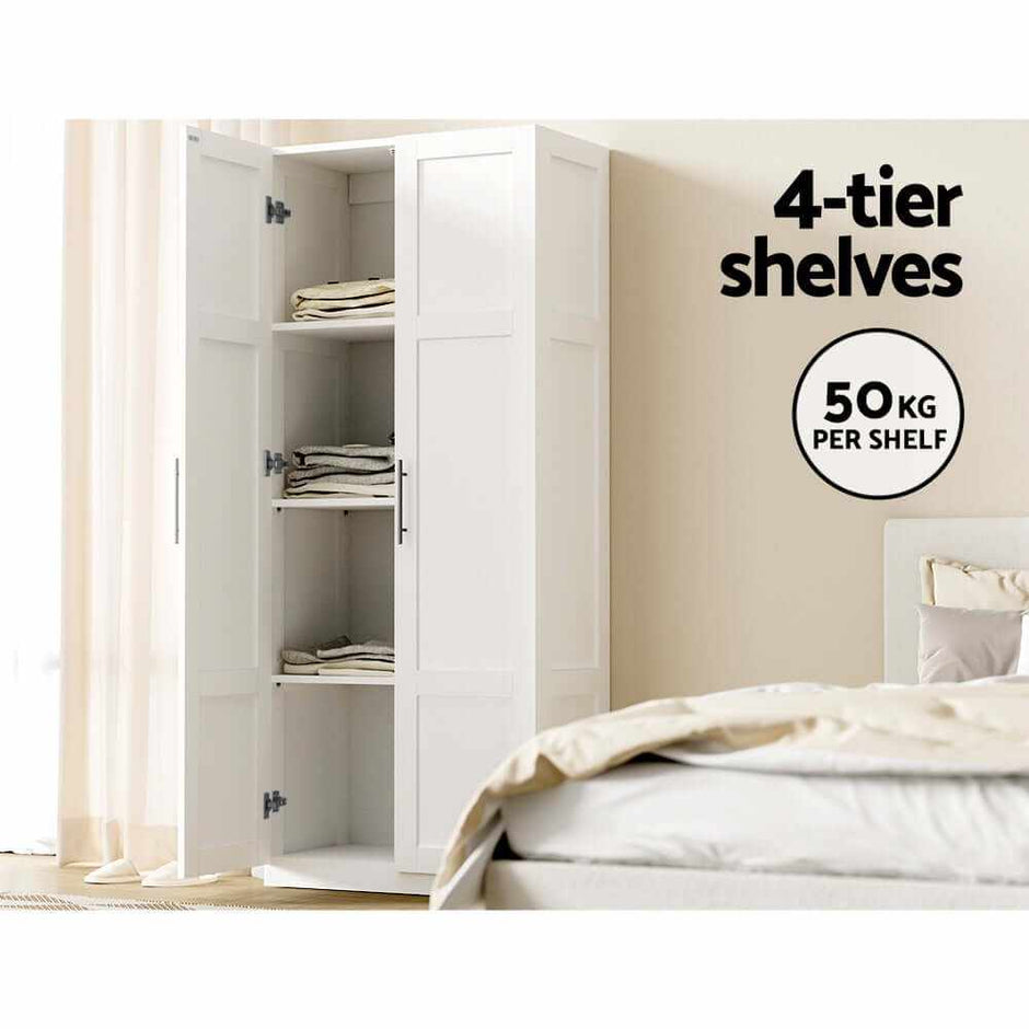 2 Door Cupboard white 