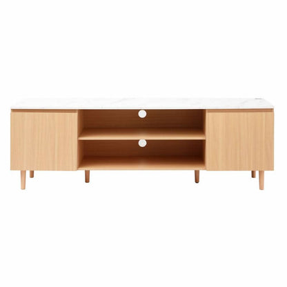 Artiss TV Cabinet Entertainment Unit Stand 180CM Pine White