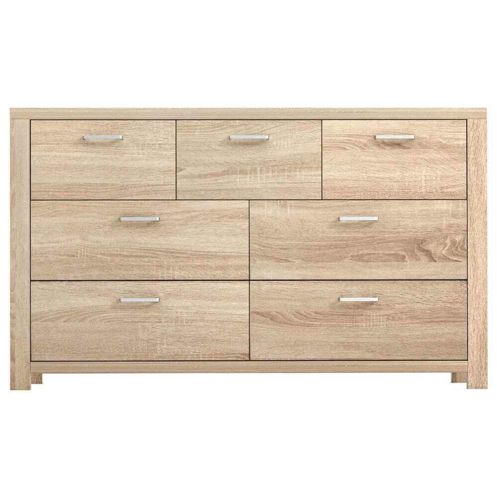 Artiss 7 Drawer Chest of Drawers - MAXI Pine