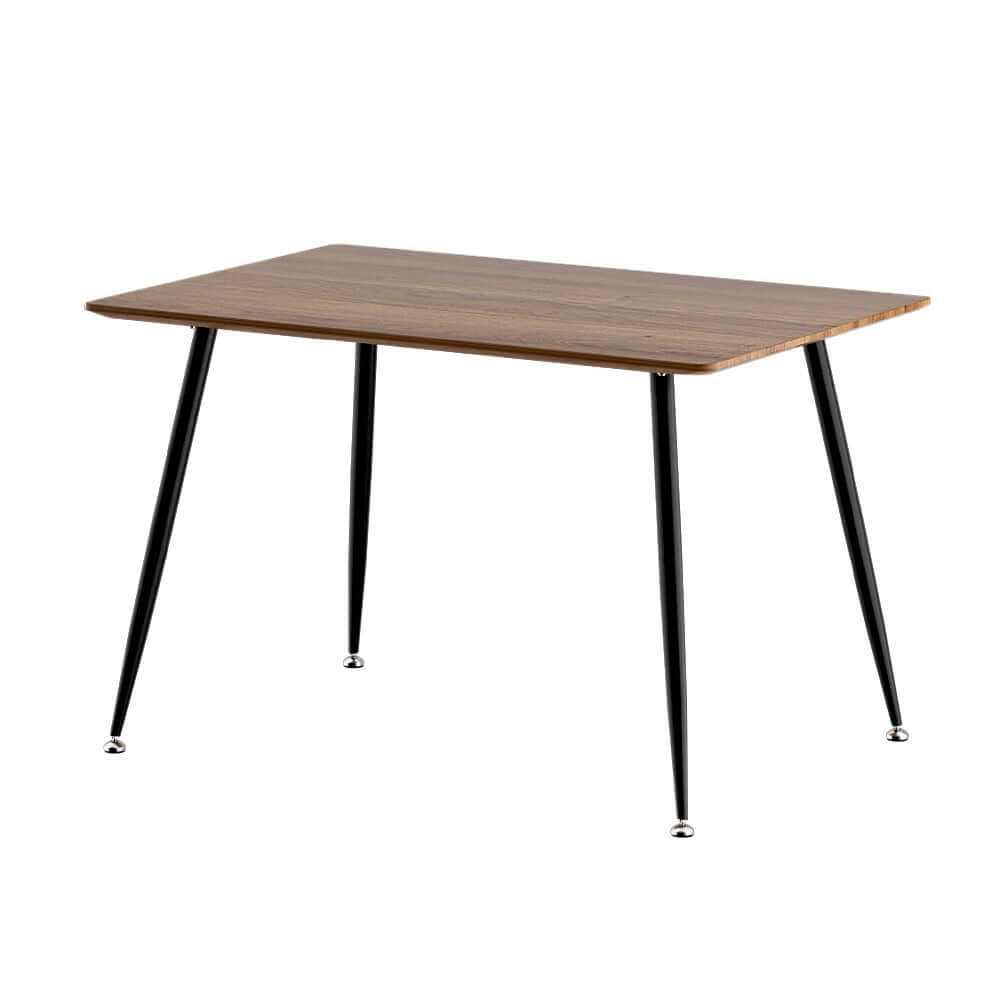 Caleb 120CM Rectangular Wooden Dining Table 4 Seater
