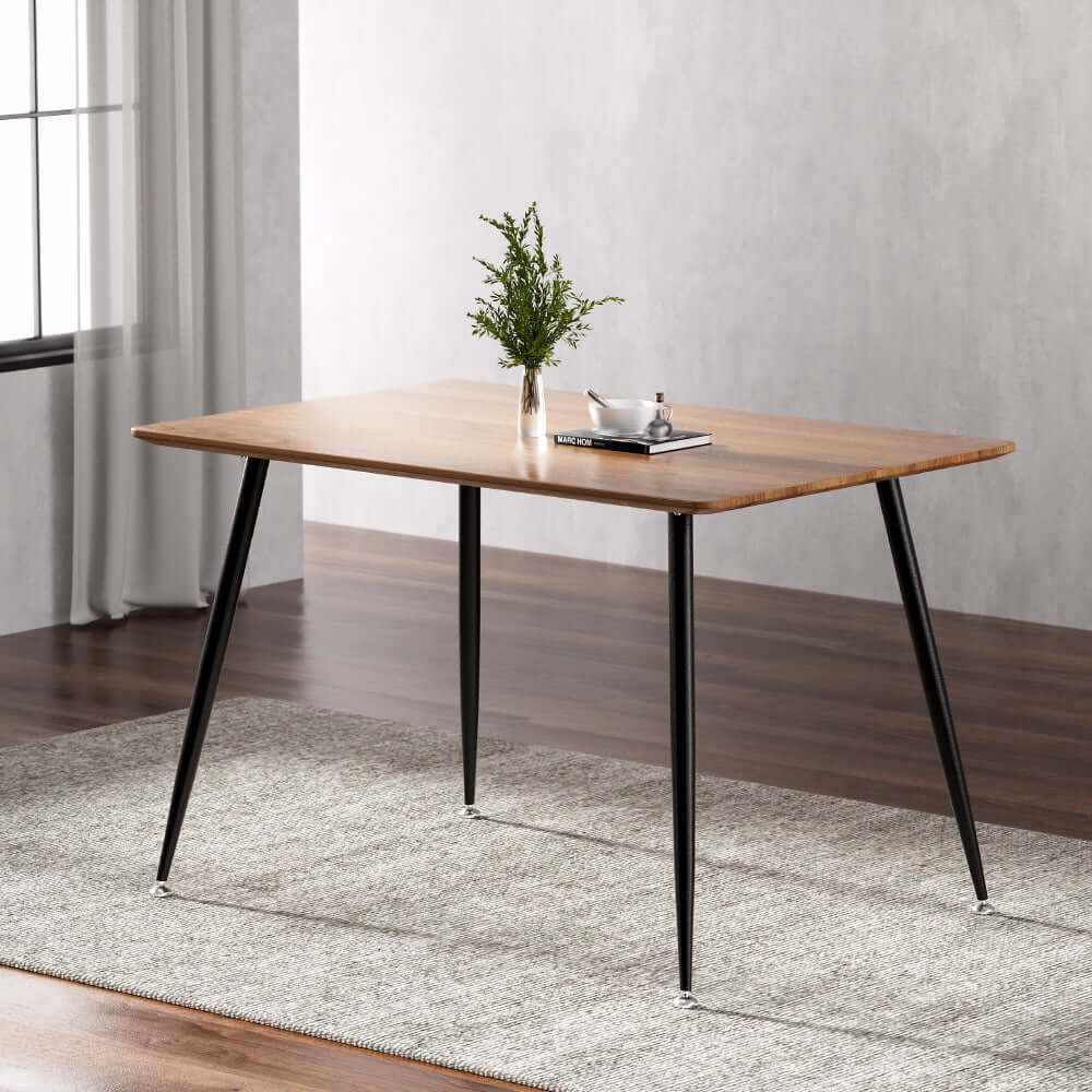 Artiss Dining Table 4 Seater Kitchen Cafe Wooden Table Rectangular 120