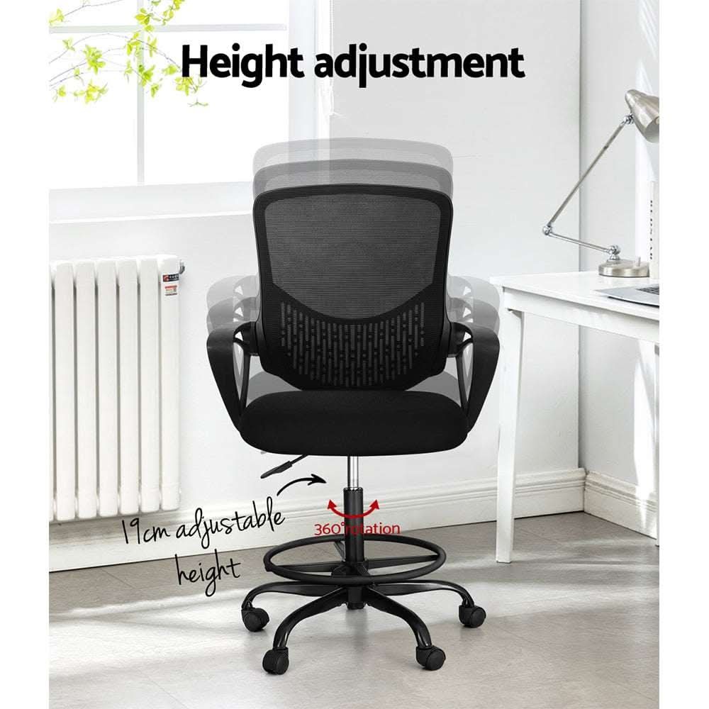 Artiss Office Mesh Chairs - Black