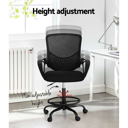 Artiss Office Mesh Chairs - Black