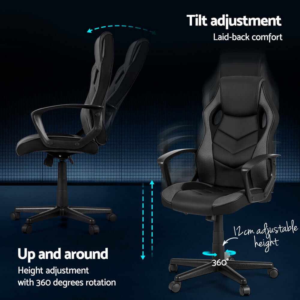 Artiss Gaming Office Computer Chair - Grey