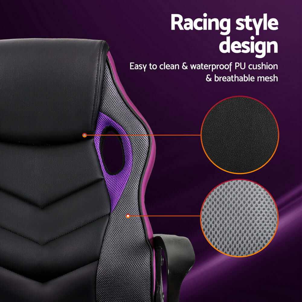Artiss Gaming Office Computer Chair - Purple