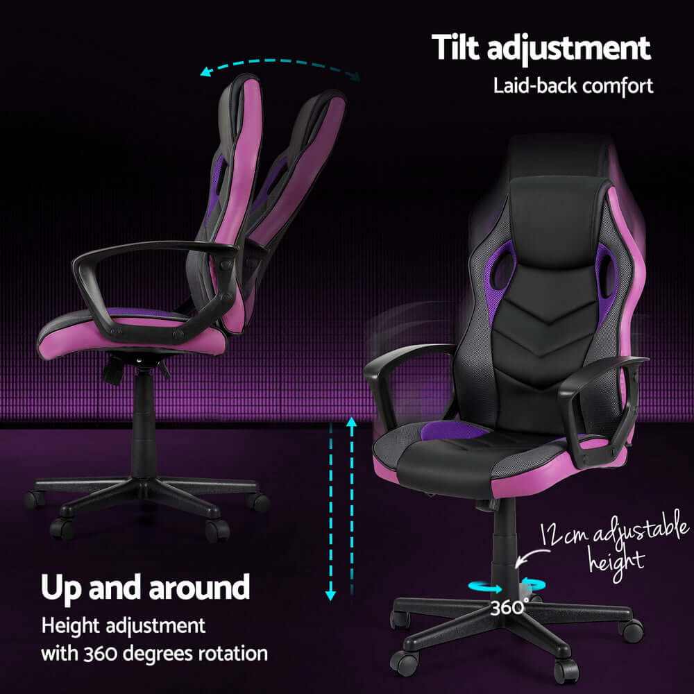 gaming chair purple