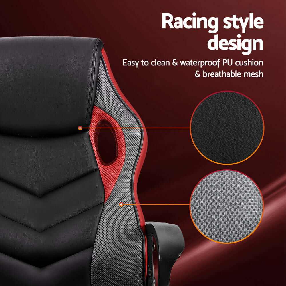 Artiss Gaming Office Computer Chair Red