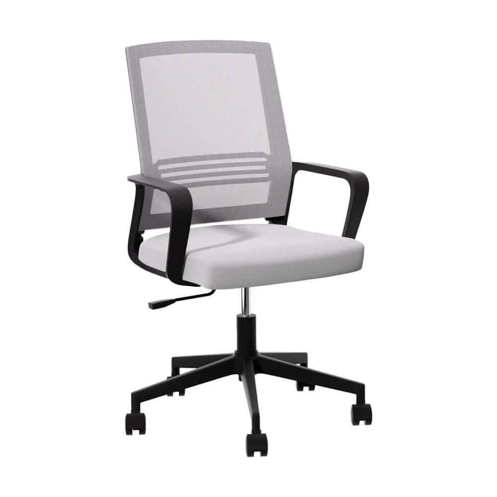 Artiss Mid Back Mesh Office Chair - Grey