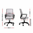 grey mesh office chair