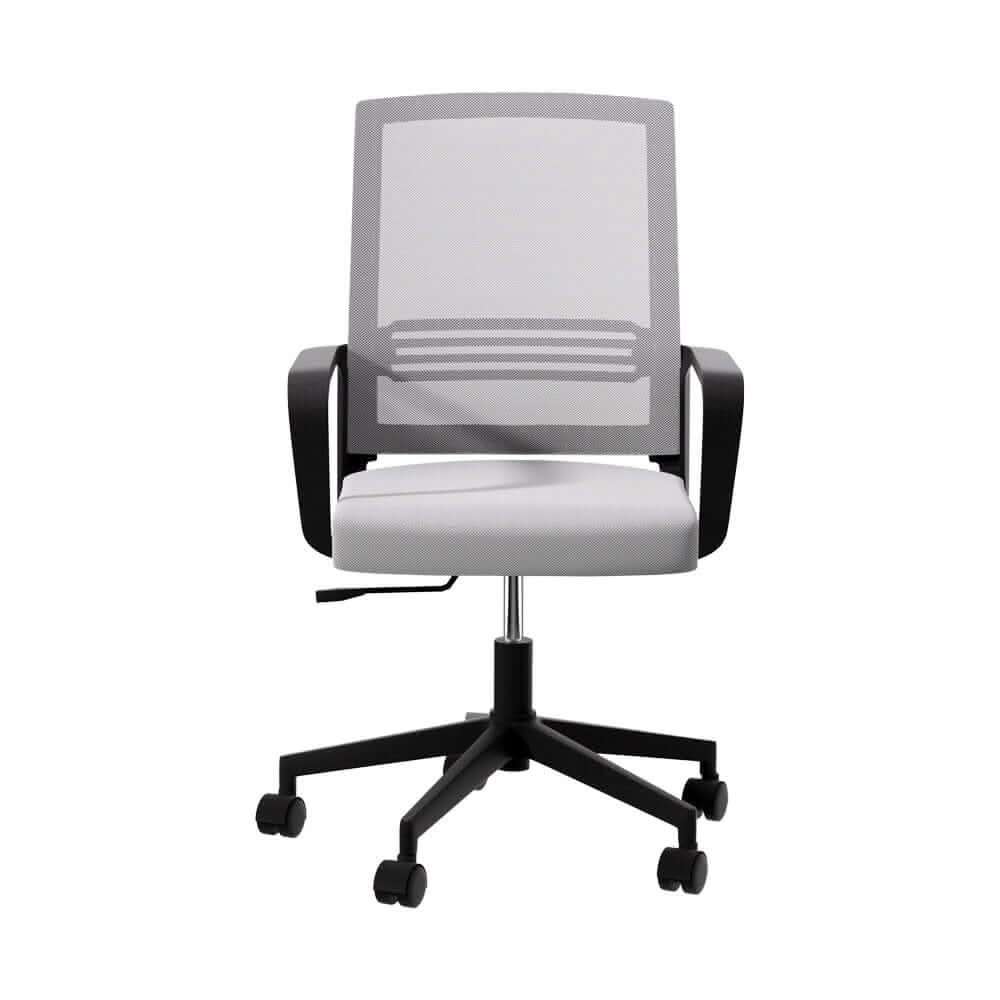 Artiss Mid Back Mesh Office Chair - Grey