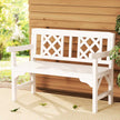 Garden Outdoor Garden Bench white