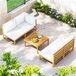 wooden outdoor furniture