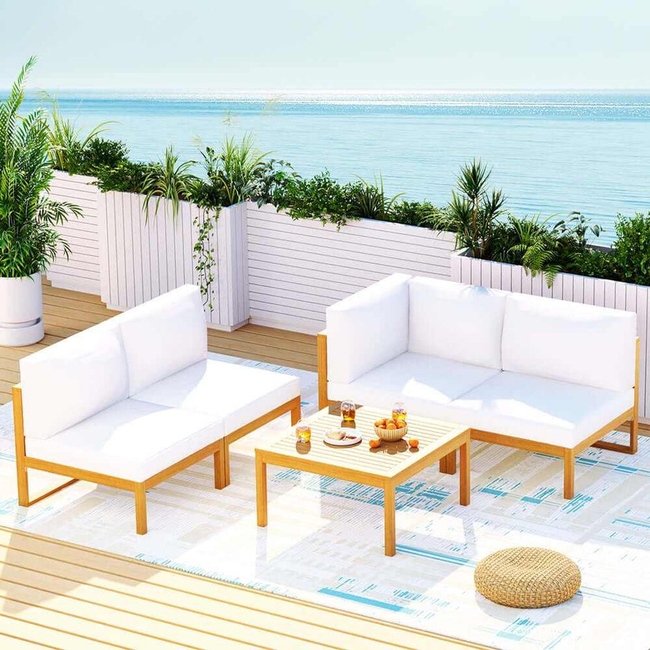 wooden outdoor furniture