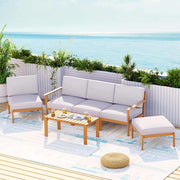 Gardeon Outdoor 5-Seater Wood Patio Set