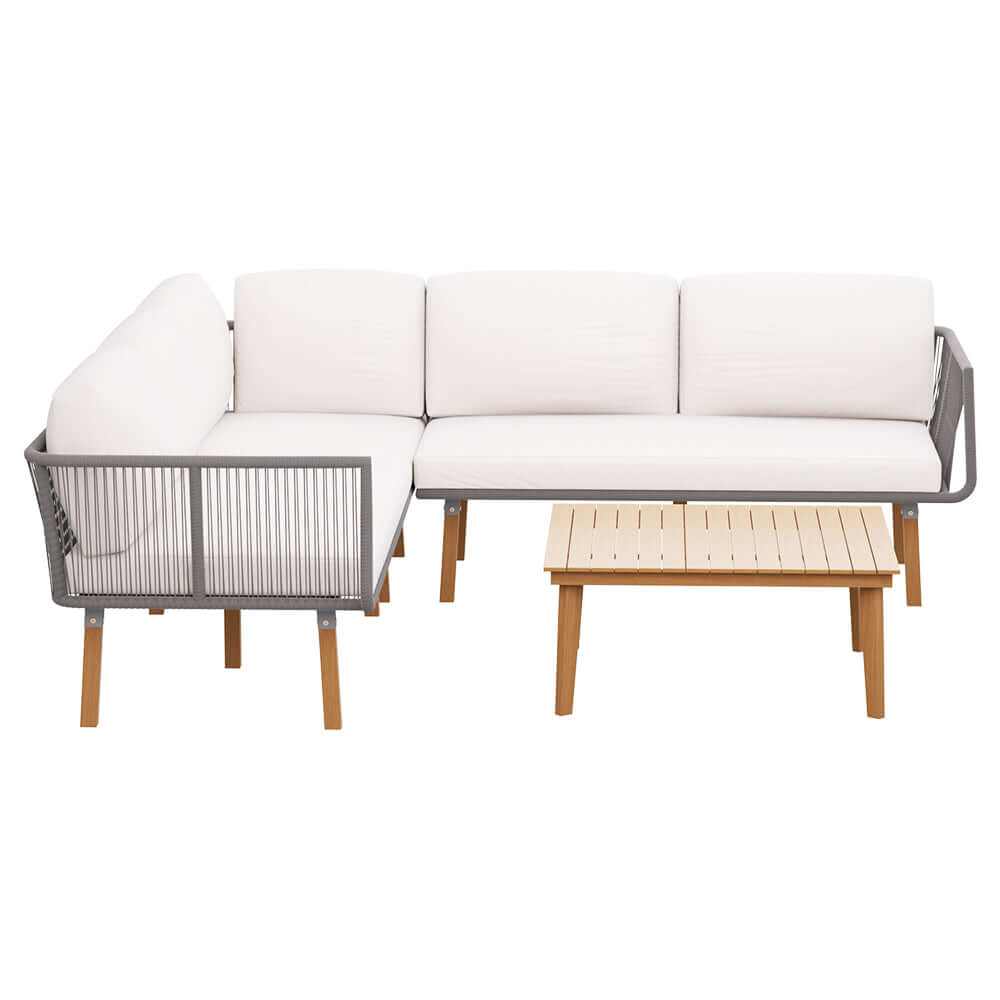 Gardeon 5-Seater Outdoor Sofa Set Wooden Lounge Setting