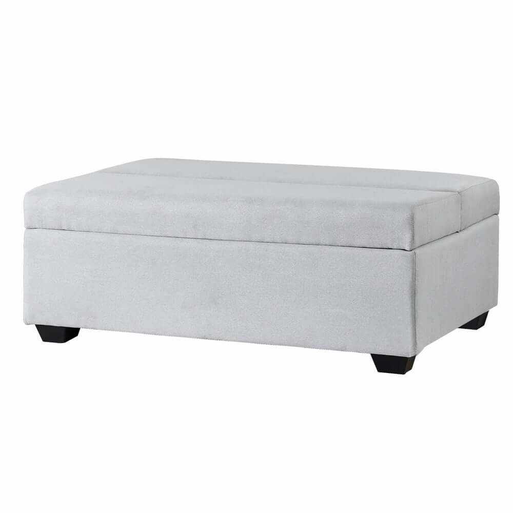 Victor Ottoman Storage Sofa Bed 112cm Foldable Grey
