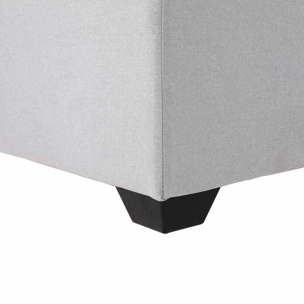 Victor Ottoman Storage Sofa Bed 112cm Foldable Grey