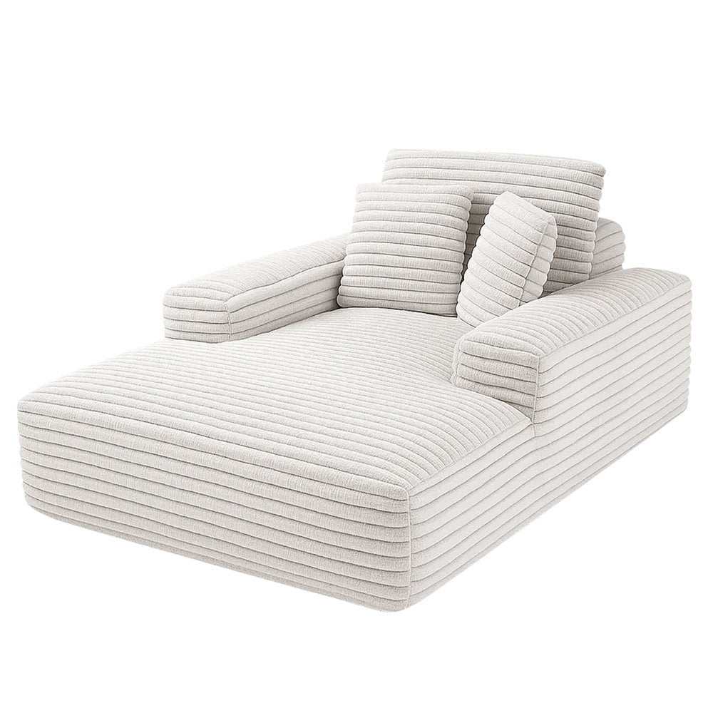 Artiss Reading Chairs Sleeper Cloud Sofas Faux Fur Fabric