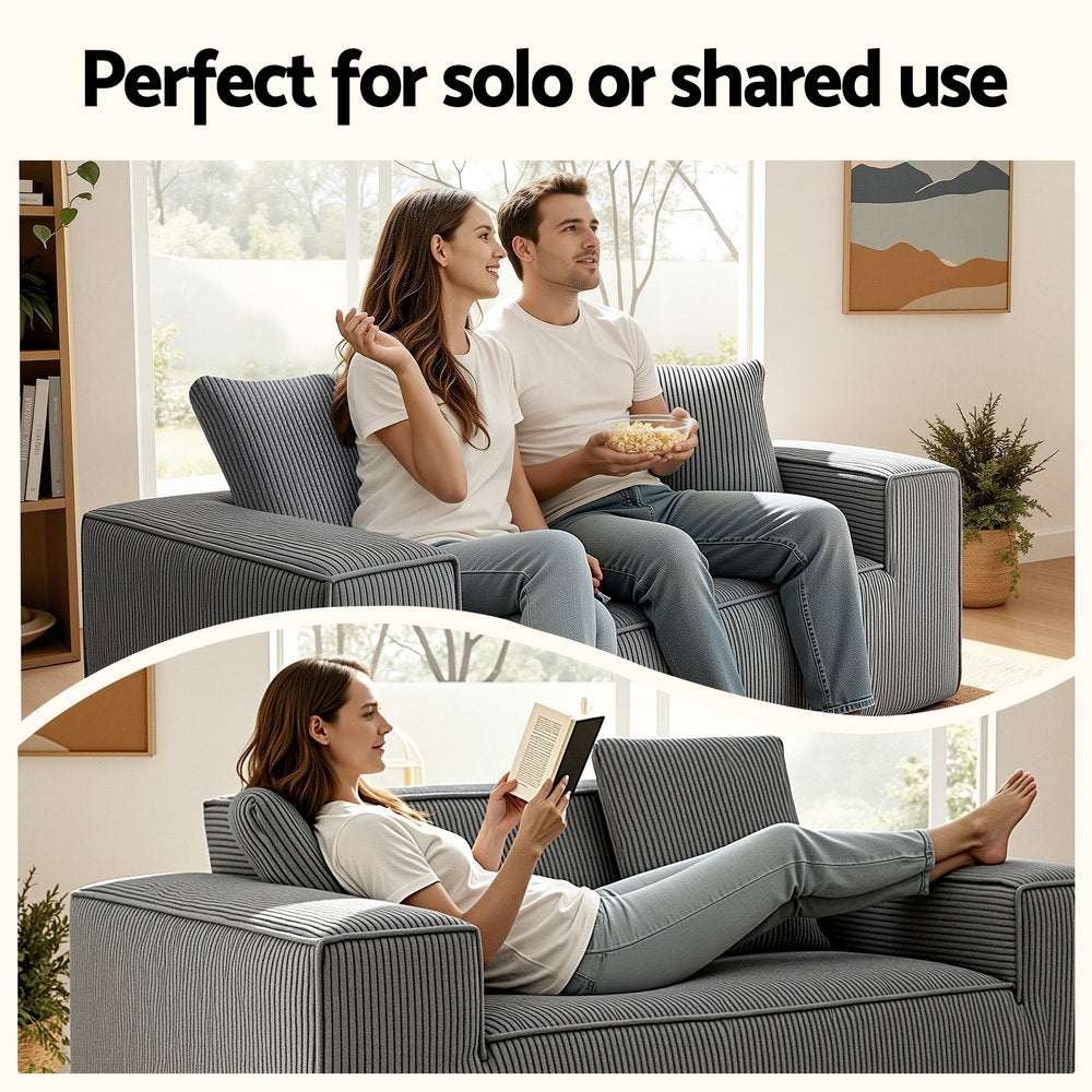 Artiss 2 Seater Sofa Loveseat Sofas Bed