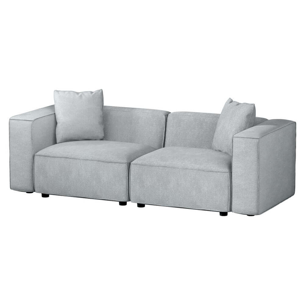 Artiss Modular 2-Seater Sofa Grey | Stylish Comfort-Upinteriors