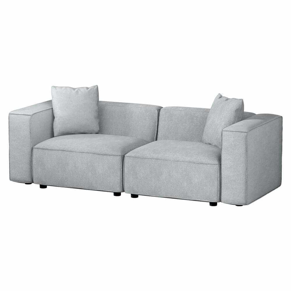 Artiss Modular 2 Seater Sofa - Grey