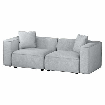 Artiss Modular 2 Seater Sofa - Grey