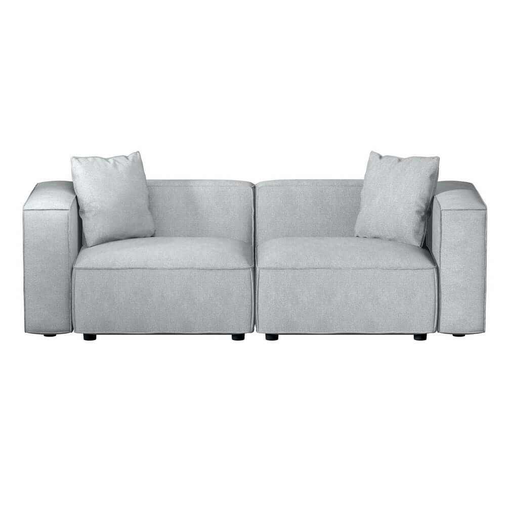 Artiss Modular 2 Seater Sofa - Grey