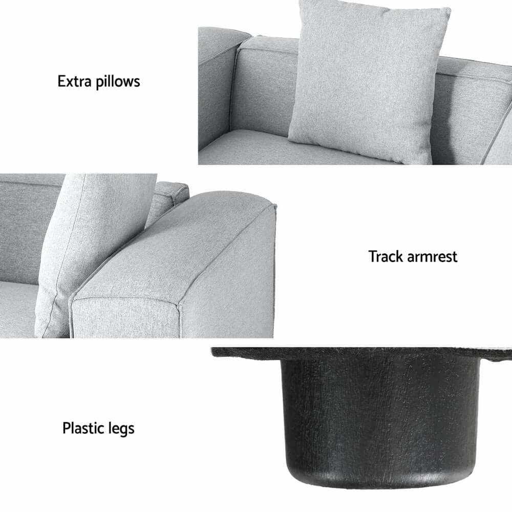 modular 4 seater sofa