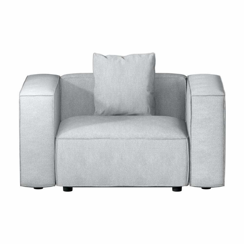 Alvin Modular One Seater Sofa - Grey