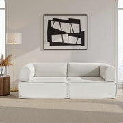 Artiss Convertible Folding Sofa Bed Beign