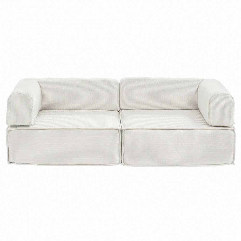 Artiss Convertible Folding Sofa Bed Beign