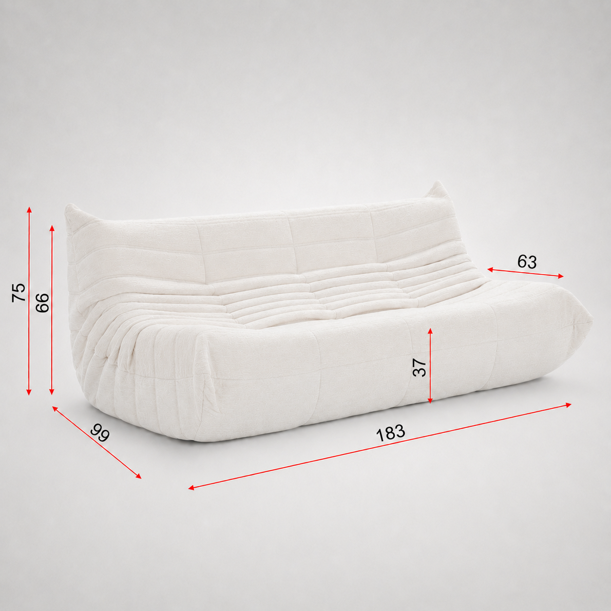 Tango 3 Seater Lounge Chair