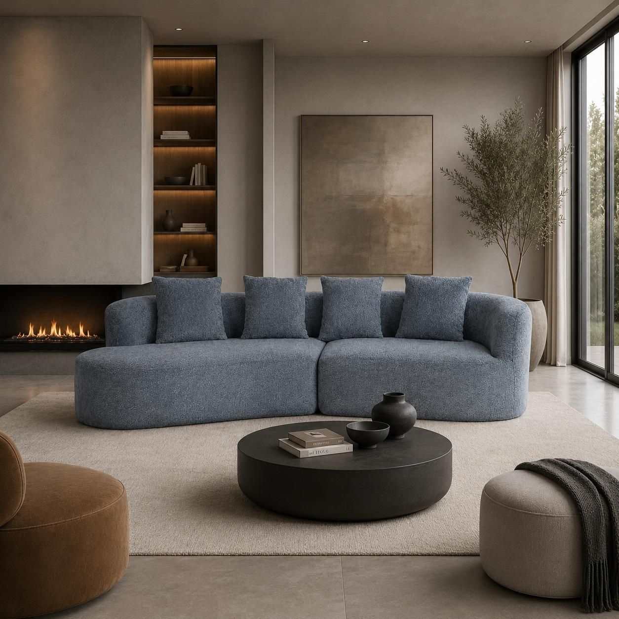 Arco 3 Seater Compressed Sofa