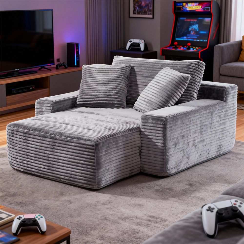 Modern Minimalist Modular Sofa - Dark grey